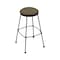 Holland Bar Stool Co 25" Stationary Counter Stool, Black Wrinkle, Graph Cork Seat 303025BW017 - alternate 1